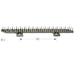 Купить Artos Stenter Machine Pin Bar Bruckner Copper Stenter Parts Pin Plate online manufacture