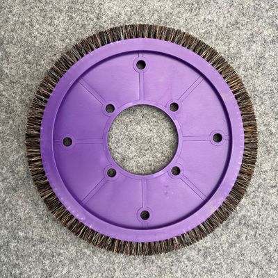 Купить Tungyang Stenter Machine Parts Brush Wheel Plastic Body Pig Hair Bristle Material Внутренний диаметр 140 мм online manufacture