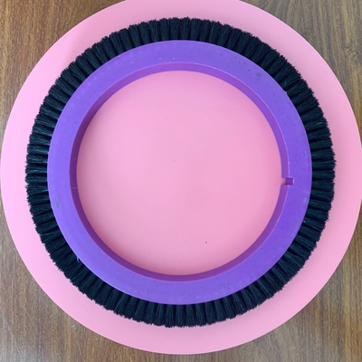Купить Stentex Stenter Brush Wheel 122mm Diameter Purple Plastic Body Black Bristle Pig Hair Производство в сети